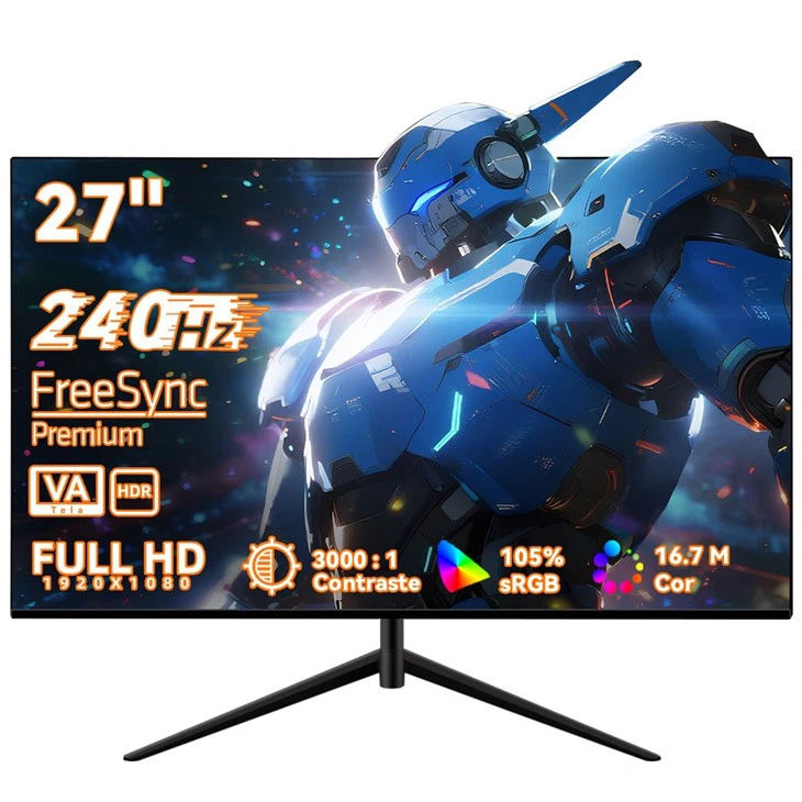 Manufacturer 27 Inch Flat Gaming Monitor 240Hz factory