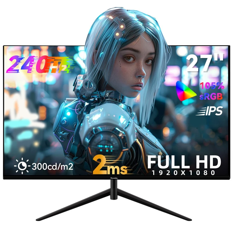 27''Gaming Monitor, Full HD Gaming Monitor, Best Monitor 2025, 240hz Gaming Monitor