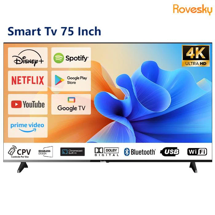 75'' Smart Tv ,4K Smart Tv, Android Ai Television ,Best Smart Tv 2025 Lastest