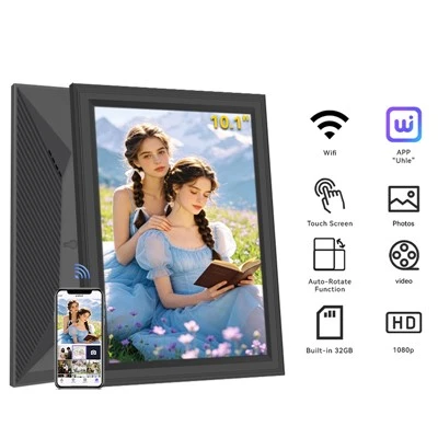 32GB Memory Electronic Photo Frame With WiFi And Smart Features